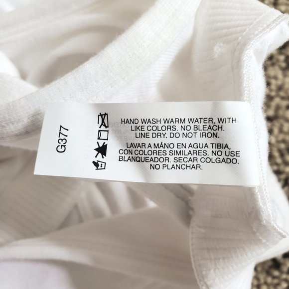 NWT Hanes White Sports Bra 38B G377 - Picture 7 of 9